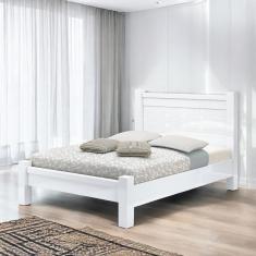 Cama Casal Moderna Verona Branca