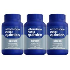 Kit 3 Suplemento Vitamínico Sênior 60 Cápsulas - Neo Química