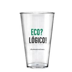 Kit 6 Copos Big Drink Eco Personalizados Eco-Logico - Krystalon