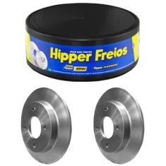 Par Disco de Freio Traseiro Sólido sem Cubo VW SAVEIRO G6 2014 em diante