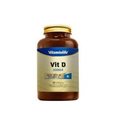Vitamina D 2000Ui 50Mcg 30Softgel - Vitaminlife