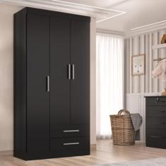 Guarda Roupa Solteiro Kioto 3 Portas 2 Gav Onix