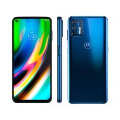 Smartphone Motorola Moto G9 Plus 128GB Azul Índigo Octa-Core 4GB RAM 6