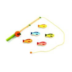 Kit Pescaria de Madeira Newart  Brinquedo Educativo