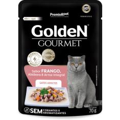 Ração Úmida PremieR Pet Golden Gourmet Frango para Gatos Adultos - 70 g