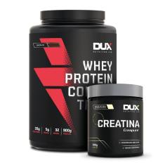 Whey Protein Concentrado Dux Nutrition 900g + Creatina Creapure 300g-Unissex