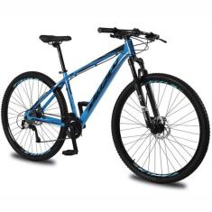 Bicicleta aro 29 KRW Alumínio 27 Vel Shimano Altus Freio Hidráulico Su