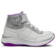 Tenis Feminino Infantil Nº 28 Ao 36 Botinha Escolar 11.117j-Feminino