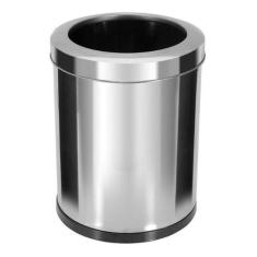 Lixeira Em Inox Com Aro Inox 13,5 Litros - JSN