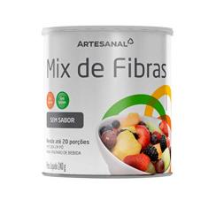 Mix de Fibras (4 Fontes de Fibras) Artesanal - 240g Fibra Sabor Natural