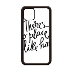 Capa com citação "There's No Place Like Home" para iPhone 12 Pro Max para Apple Mini Mobile Case Shell