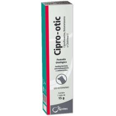 Pomada Otológica Syntec Cipro Otic para Cães - 15 g