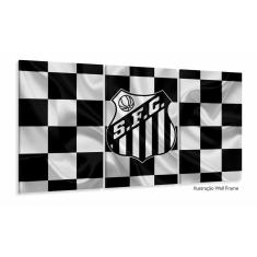 Quadro Decorativo Futebol Santos 120x60 3 peças