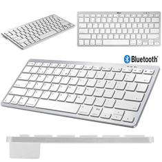 Teclado Bluetooth para Galaxy Tab S4 - T835 Branco/Prata