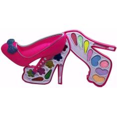 Kit Maquiagem Princesas Infantil Rosa Pink Sapato Brinquedo