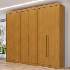 Guarda Roupa Casal 6 Portas 8 Gavetas Bergame Cinamomo