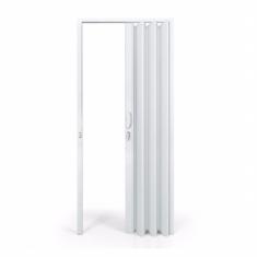 Porta Sanfonada Pvc Polifort 210cmx80cm Branco Neve