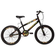 Bicicleta Vellares Krazy Boy Aro 20 Masculina Preto Fosco