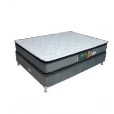 Conjunto Cama Box E Colchão Casal Bec Pillow - BECFLEX