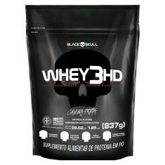Whey 3Hd (Wpc, Wpi E Wph) 837G - Refil - Black Skull-Unissex
