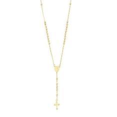 Colar Masculino Terço Rosário Para Homens Banhado A Ouro 18K - Jhulias