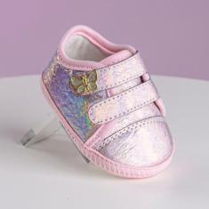 Tenis Borboleta Casual Leve Super Confortavel - Benne Kids, Nude holog