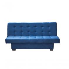 Sofá Cama Casal 3 Lugares Laila - Azul Light