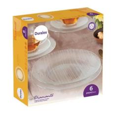 Jogo de Prato Fundo Diamante 6 Peças - Nadir