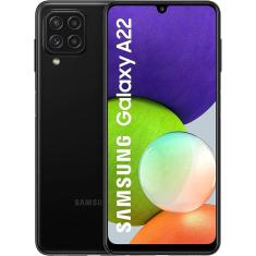 Smartphone Samsung Galaxy A22 4G 128GB DUAL CHIP 4GB RAM Tela 6,4 Câm. Quádrupla+Selfie 13MP