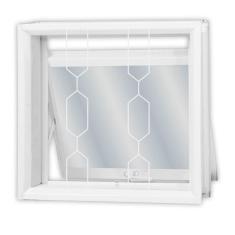 Janela de Aço Maxim-Ar 60x80cm com Grade Minas Sul MGM Branco