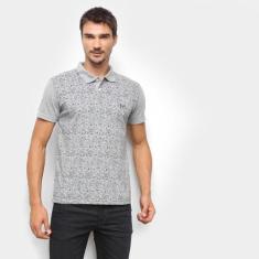 Camisa Polo Ultimato Básica Estampada Masculina, Mescla, P