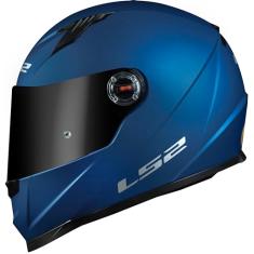 Capacete Masculino Feminino Ls2 FF358 Azul Moto Esportivo (62)