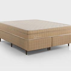 Colchão Casal Valencia Euro Pillow One Face Molas Ensacadas Individualmente 158x24x198 Bege