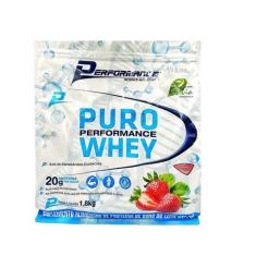 Puro Whey 1,8Kg (Refil)  Stevia - Performance Nutrition (Sabores) - Pe