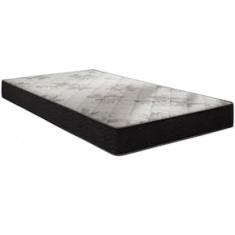 Colchão de Solteiro Portobel Sevilha com Espuma D23 e Revestimento em Tecido Poliéster 12x78x188cm - Cinza