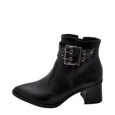 Bota Feminina Mississipi Cano Baixo REF: ME-311, 36, Preto