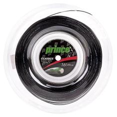 Corda Prince Synthetic Gut Duraflex 16L 1.30mm Preta - Rolo com 200 metros