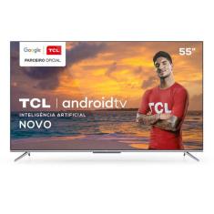Smart TV TCL LED Ultra HD 4K 65 Android TV com Google Assistant, Borda Ultrafina e Wi-Fi - 65P715