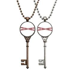 OFFbb-USA Logo Danger Line Sem Entrada Chaveiro Colar Pingente Joias Decoração de Casal