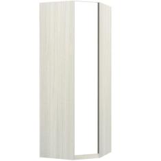 Guarda Roupa Modulado Canto Obliquo 1 Porta 1 Cabideiro 6 Prateleiras Prime Luciane Móveis