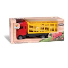 Caminhão Cowboy Rodeio Transporta Cavalos E Bois - Brinquedo