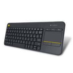 Teclado Sem Fio Com Mouse Touch Pad Integrado Logitech Bom - A.R Varie