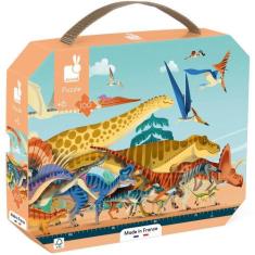Maleta quebra cabeca panoramico dino 100 pecas janod - MAPED, ., UN