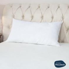 Travesseiro Toque de Pluma King Ganso Percal 180 Fios 90x50cm Lavável 