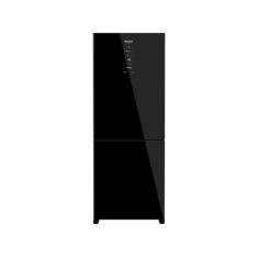 Geladeira Panasonic BB65 Black Glass Inverse Frost Free 450L Inverter 