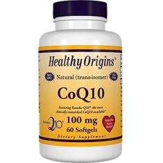 Coenzima Q-10 Coq-10 100mg 60caps Healthy Origins Importado