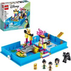 LEGO Disney Mulan`s Storybook Adventures 43174 Kit de construção criativa, Nova 2020 (124 Peças)