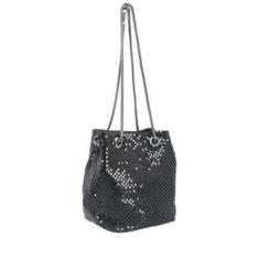 Bolsa Bucket Bag em Malha de Metal Diva-Feminino