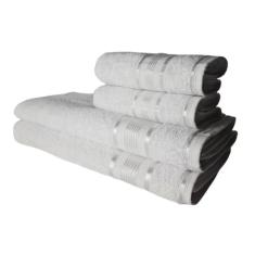 Jogo De Toalhas Egito Luxo 2 Banho 2 Rosto Branco