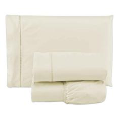 jogo Lençol cama Solteiro 400 Fios 3 Peças com elastico - Rafaloro, Pa